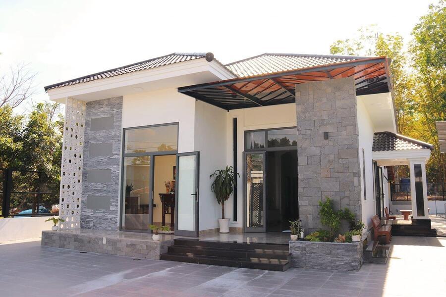 Mẫu nhà cấp 4 mái Nhật giá rẻ